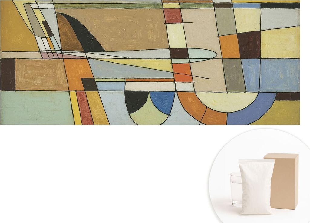 Fototapete - Wandbilder für Wohnzimmer - 208x146 cm - Dekorative Wandfolie - Modernes Design für Wanddekoration - Tapeten für Innenräume - Geom...