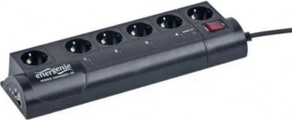 Multiprise Parafoudre 6 Prises avec Programmateur et Chargeur USB Double - 5