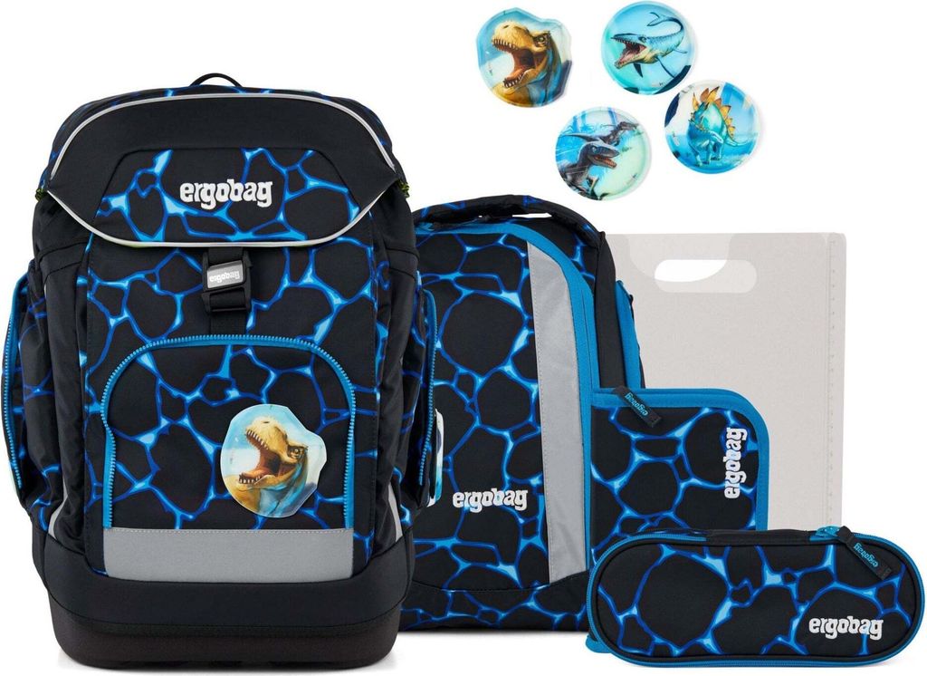 ergobag Schulrucksack-Set maxi Bärassic Garden Produktbild 