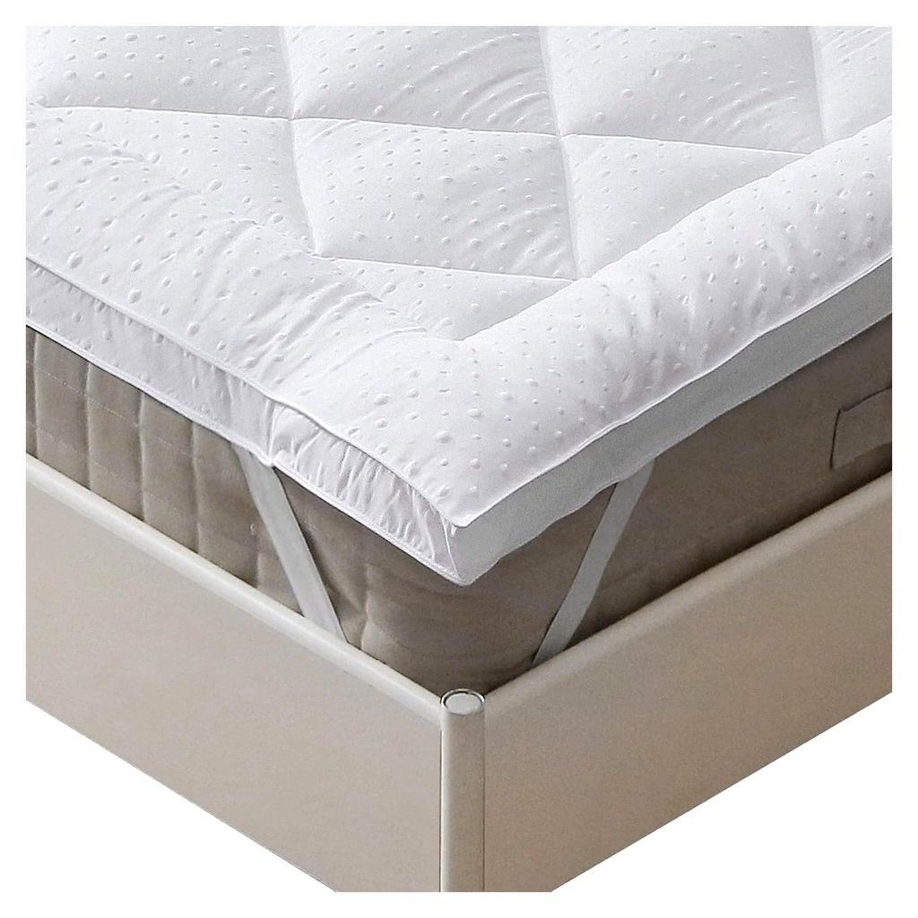 Matratzen Topper 160x200cm weich, Microfaser Topper gesteppte Matratzenauflage zur Komfortsteigerung, hypoallergener flauschiger Matratzentopper 16...