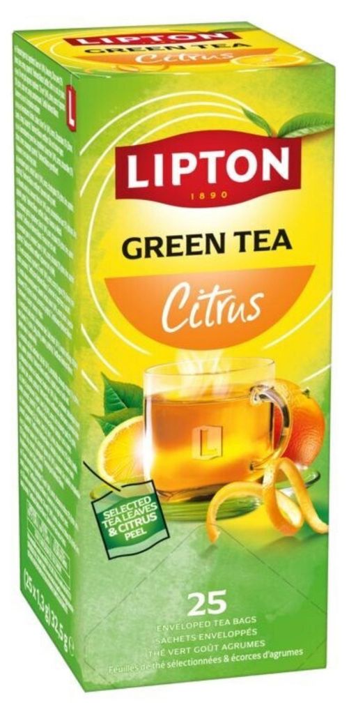 Lipton Feel Good Selection Grüner Tee Zitrus (6x25 Stück)