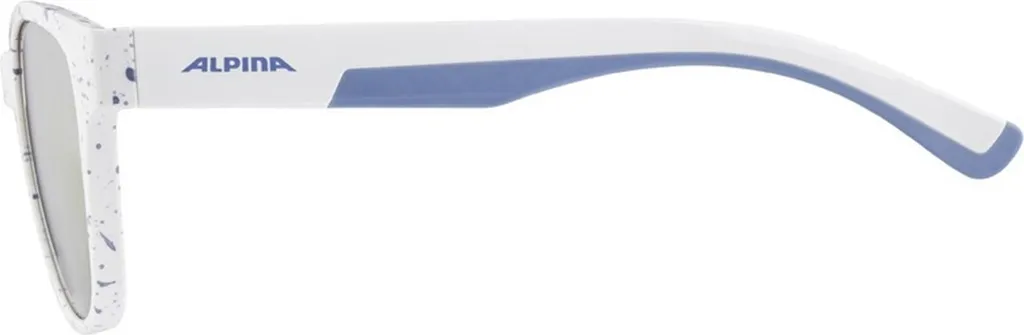 Lunettes de soleil Alpina Flexxy Cool Kids II blanc lilas miroir rose