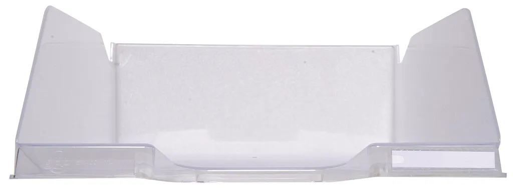 Corbeille de bureau COMBO MAXI Cristal Grande Capacité Format A4+ - 2