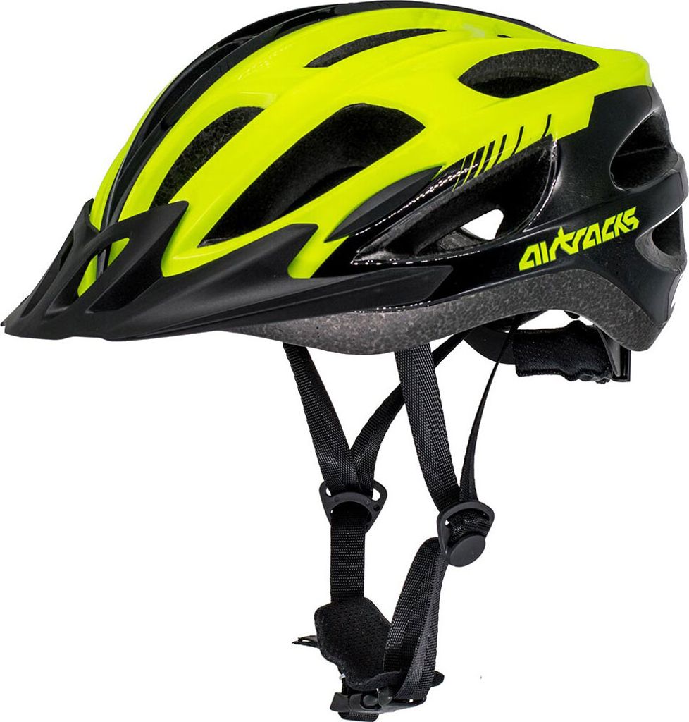 Airtracks Fahrradhelm Master RD-10 Schwarz Neon Größe L/XL Produktbild 