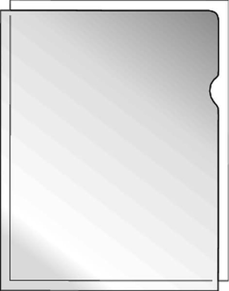 Falken 100 Sichthüllen transparent genarbt