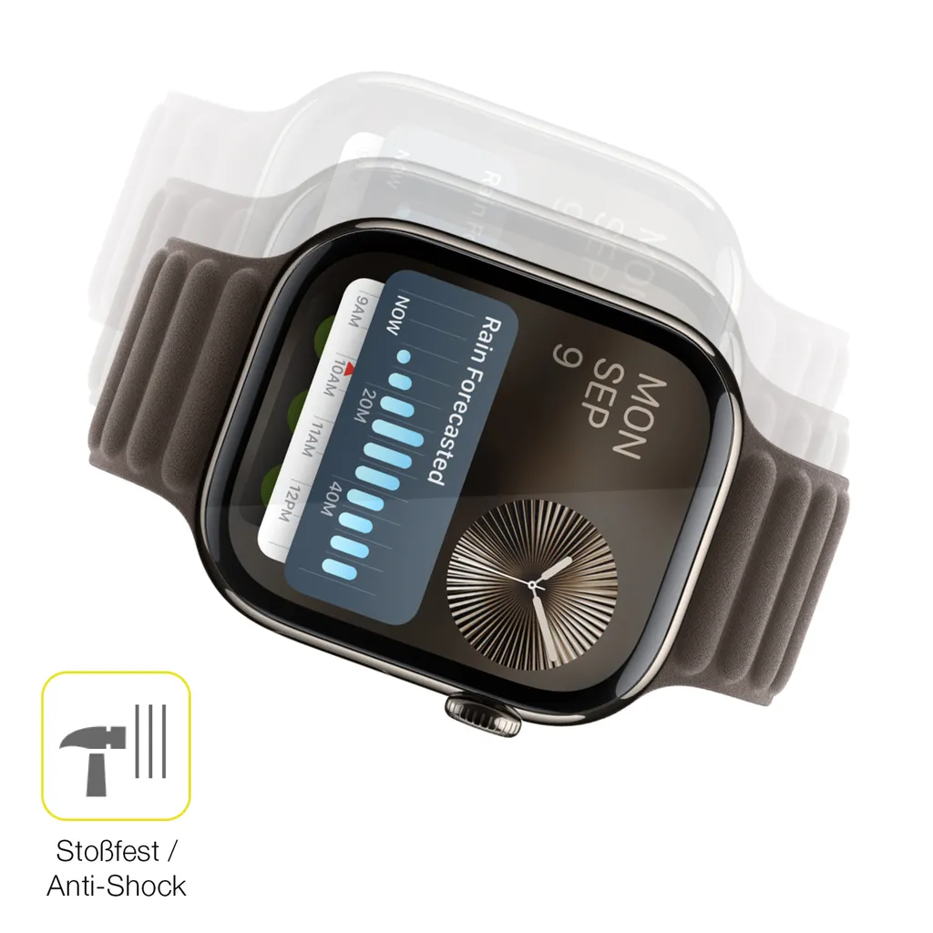 Set 2 Pellicole dipos Flex Apple Watch SE 3 44mm | Full Coverage - 4