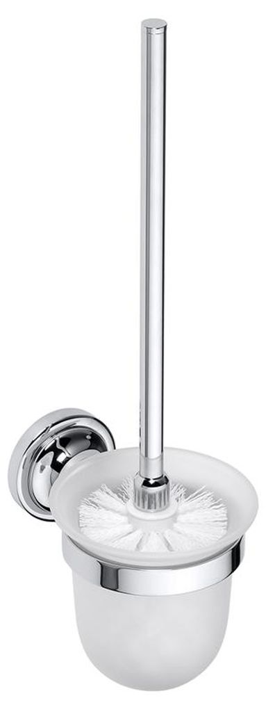 WC-Set Bemeta Retro, sandgestrahltes Glas/Chrom Produktbild 
