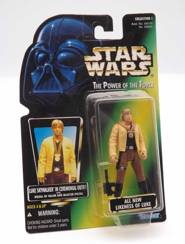 Kenner Collection 1 No. 69691 Star Wars The Power of the Force 1996 - Luke Skywalker in Cremonial Outfit -