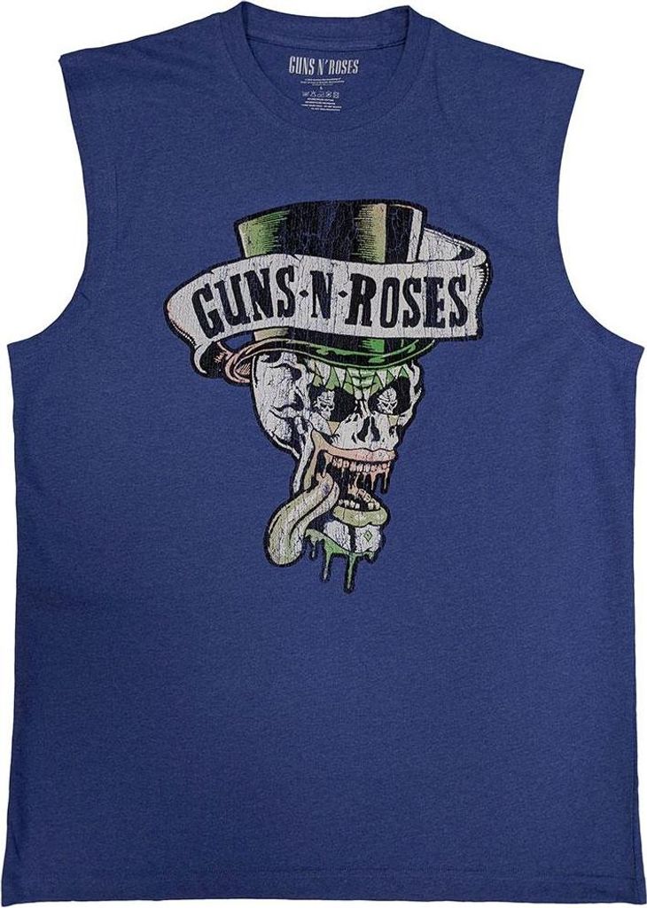 Guns N Roses - Ärmelloses Oberteil für Herren/Damen Uni RO14365 (XXL) (Violett)