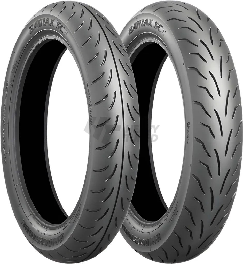 Bridgestone Battlax SC1 110/70-12 47L Pneu Avant Grip Max et Sécurité