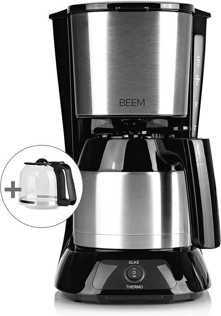 Cafetière filtre programmable avec broyeur BEEM Fresh Aroma DUO 1,25L