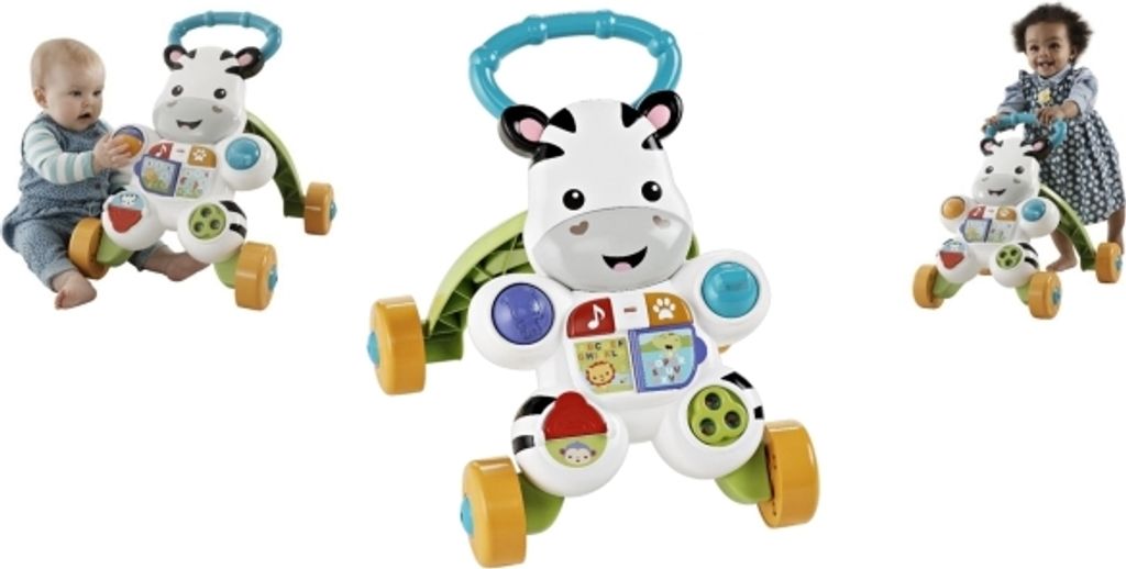 Mattel Fisher Price Uč sa so mnou zebra detské chodítko Obrázok produktu 