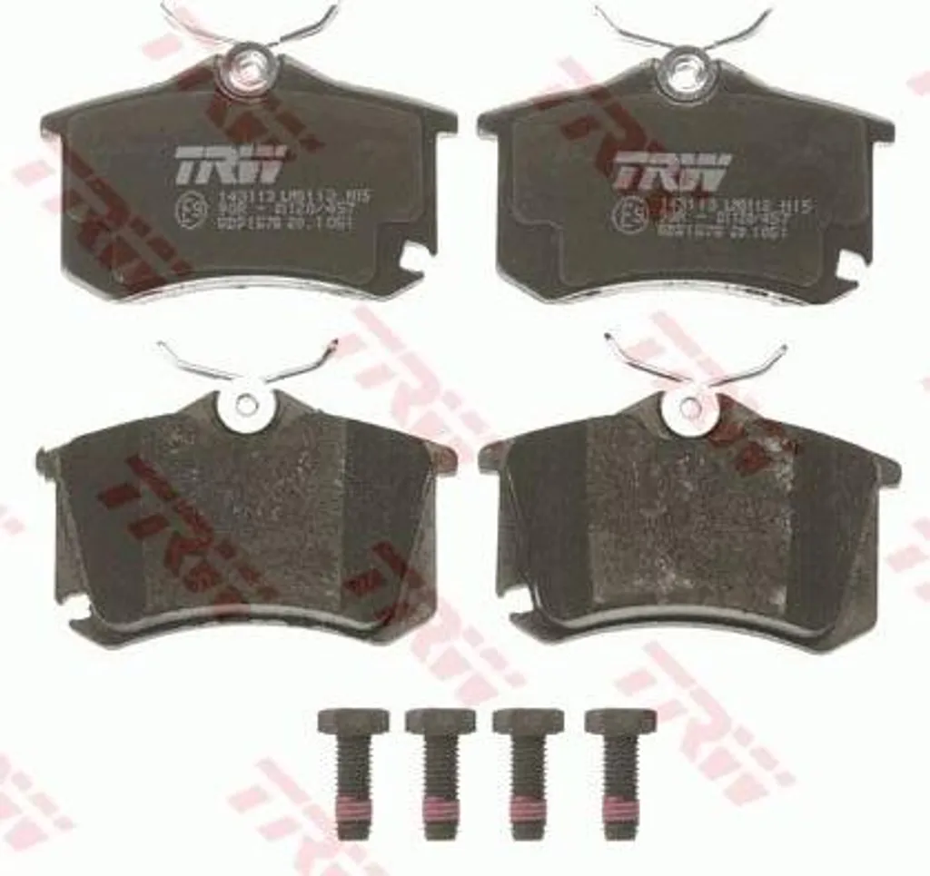 Plaquettes de frein TRW GDB1578 - Système de freinage OE 1K0698451A