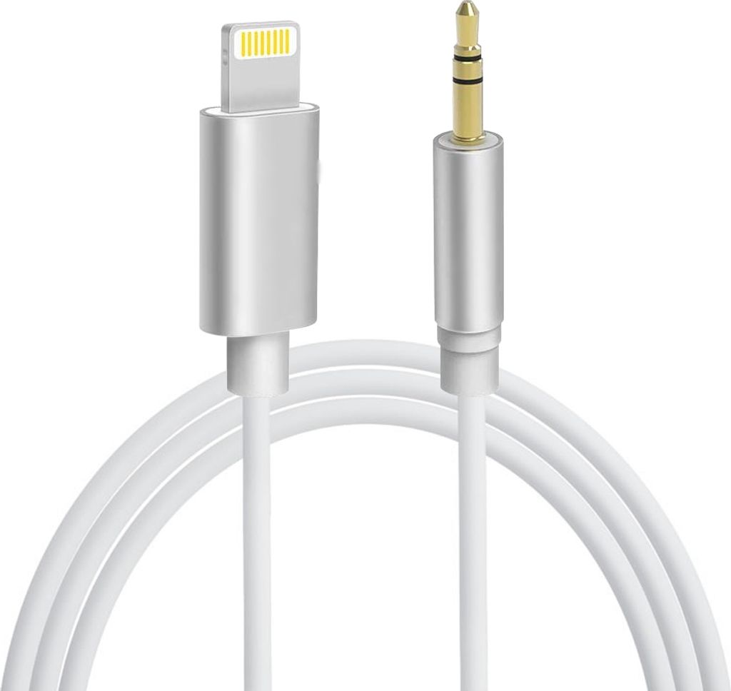 MMOBIEL 3,5 mm Aux Stereo Audio Kabel Jack Kabel zu 8 Pins Produktbild 