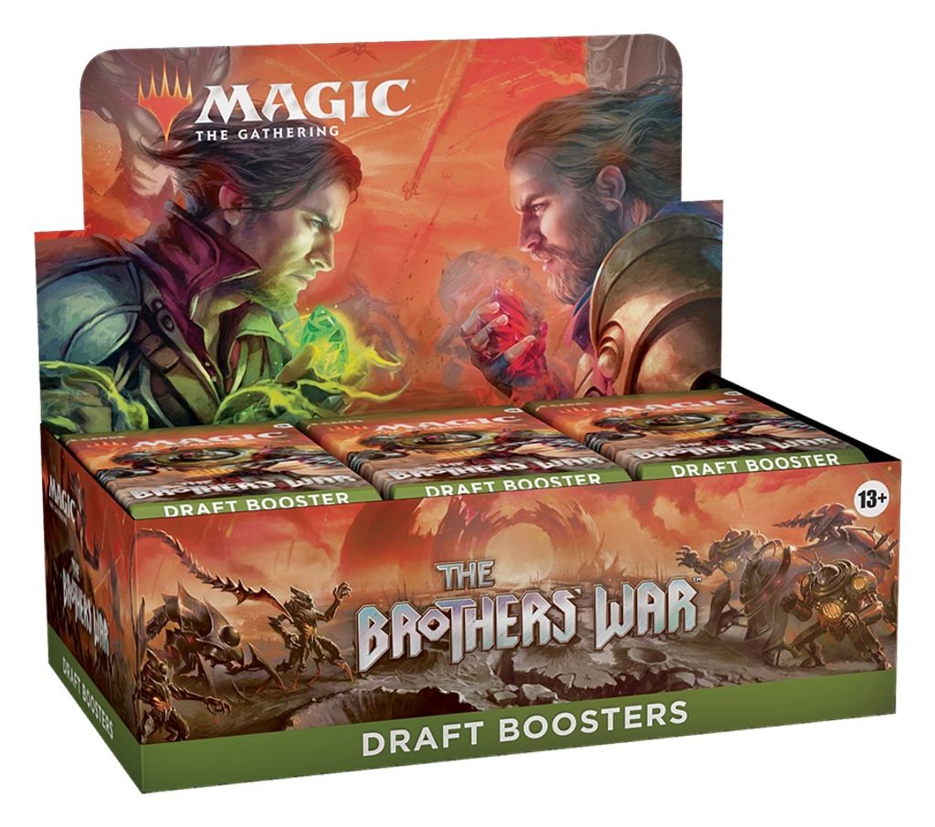Wizards of the Coast Magic the Gathering The Brothers' War Draft-Booster Display (36) englisch