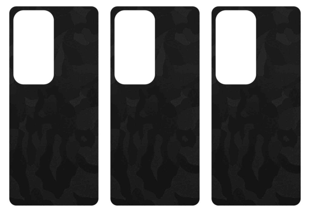 apgo Rückseite Schutzfolie, Skin, kompatibel mit Vivo V30 Pro, Hinten Displayschutzfolie aus Vinylfolie, kratzfest, einfache Montage - Schwarzes T...