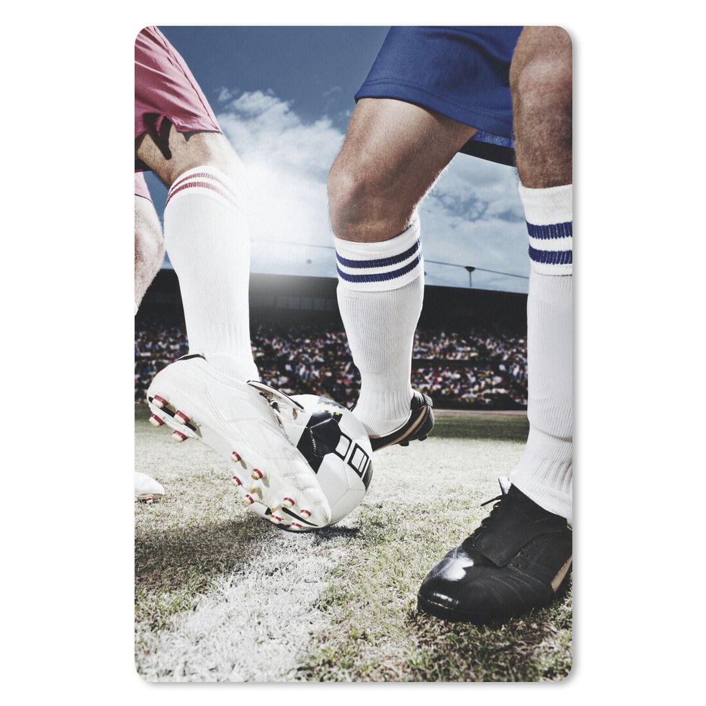 MuchoWow Mauspad Mousepad Duell um den Ball 40x60 cm - Mousepads - Maus Mat - Pad - Mausunterlage - Schreibtisch Accesoire