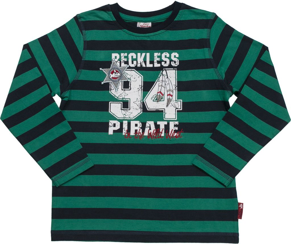 Salt & Pepper - Jungen Langarmshirt Gr. 104/110  Capt´n Produktbild 