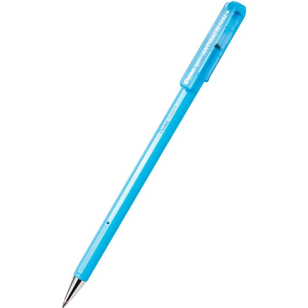 Penna a Sfera Pentel BK77AB-AE Antibatterica Blu/Nero - Alta Qualità