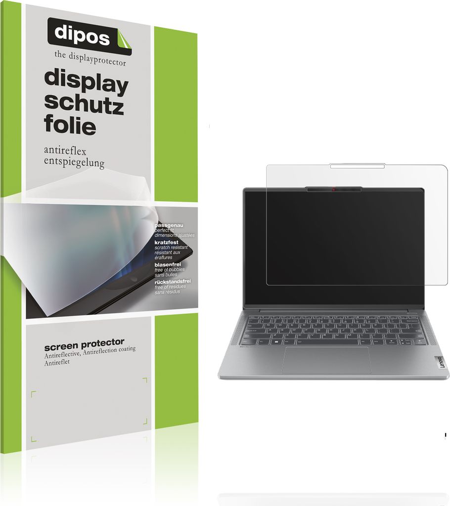 2x Schutzfolie für Lenovo IdeaPad Pro 5 Gen 10 14 Zoll matt Displayschutzfolie Folie Display Schutz dipos