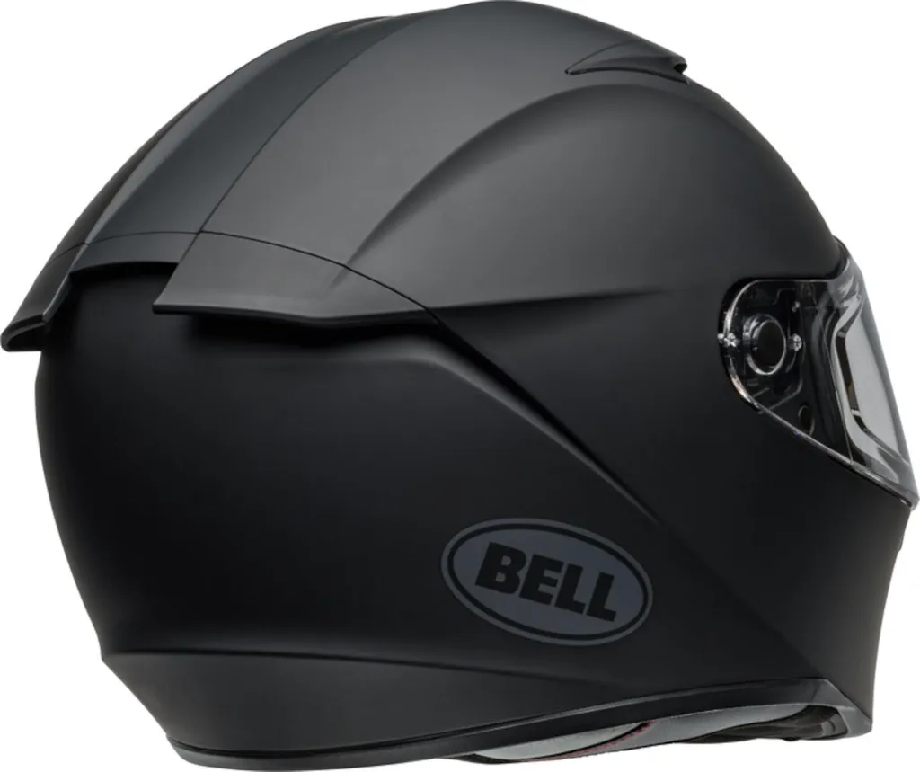 Casque intégral moto Bell Lithium LITHMAT01F noir mat avec écran clair - 7