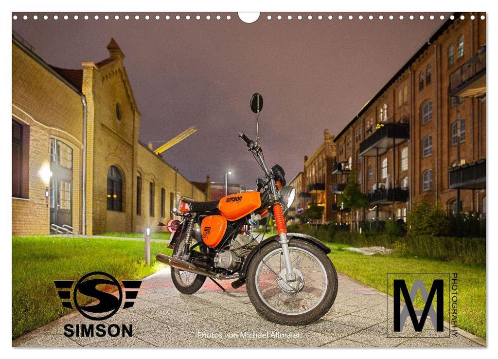 Simson S51c (Wandkalender 2027 DIN A3 quer), CALVENDO Monatskalender
