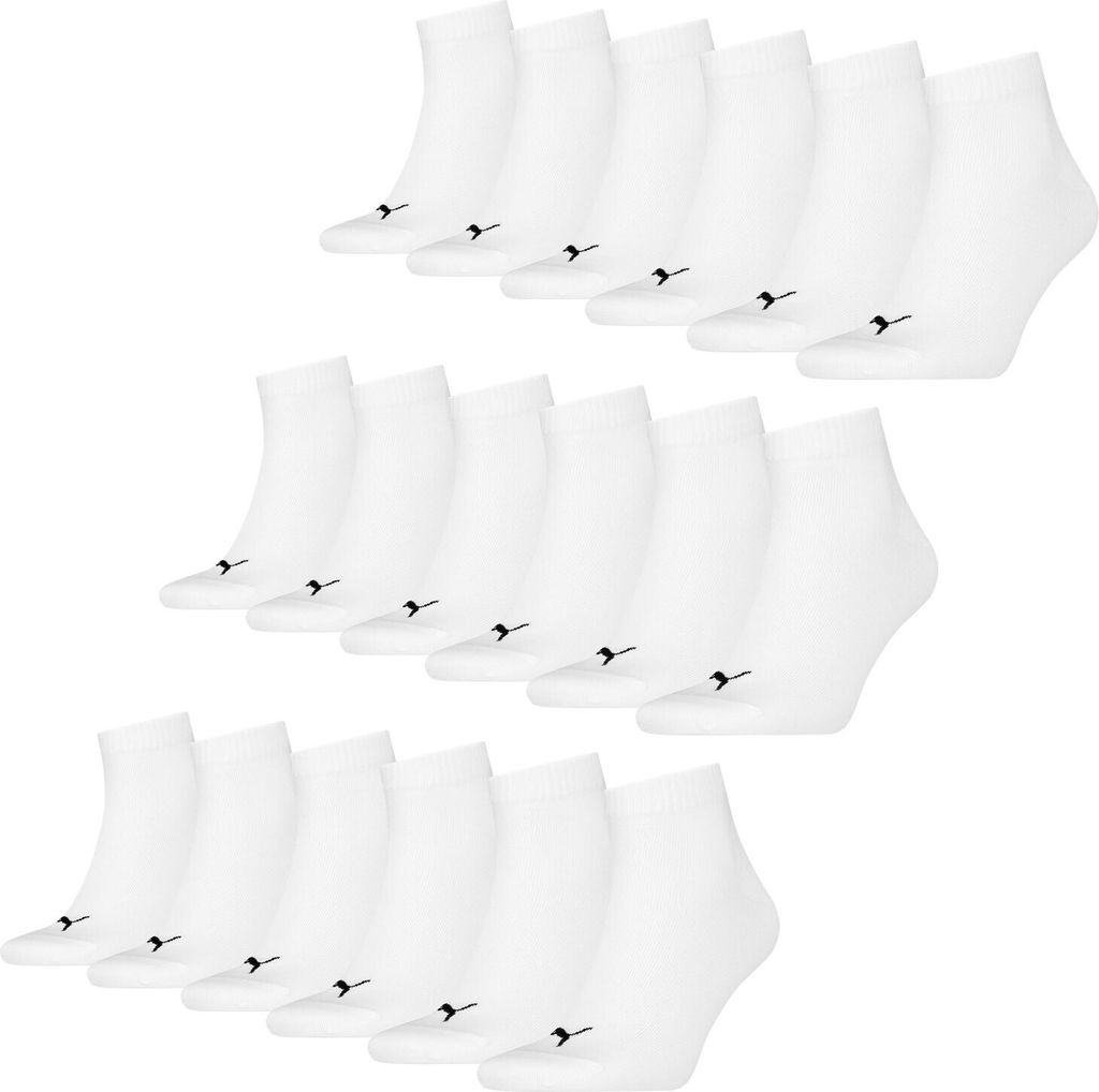 9 Paar PUMA Uni Quarter Socken