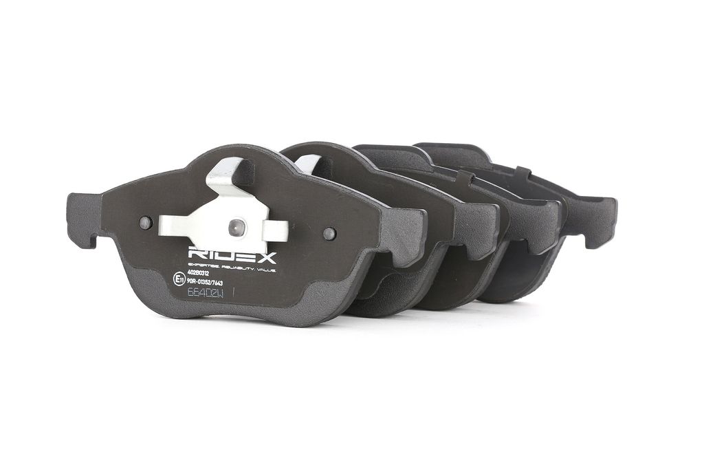 RIDEX 402B0312 - OE 21888 Bremsbeläge, Vorne für Espace IV (JK), Grand Scenic II (JM), Laguna II, Scenic I, Scenic II, Vel Satis (BJ0)