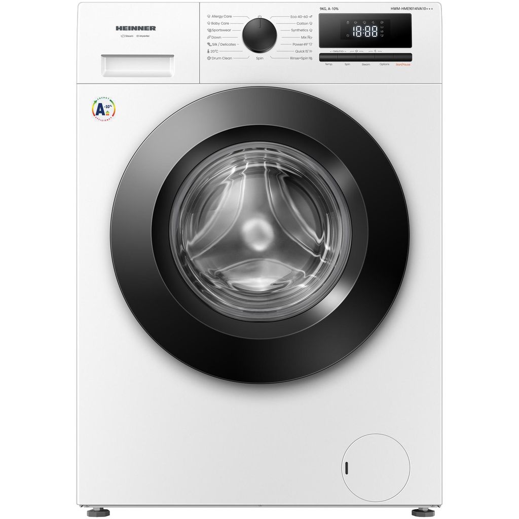 Heinner HWM-HME1014IVA10+++, Od przodu, 10 kg, B, 74 dB, Zdjęcie produktu 