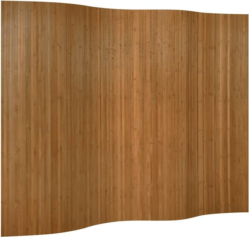 vidaXL Paraván hnědý, šířka 250 cm, výška 165 cm, bambus Obrázek produktu 