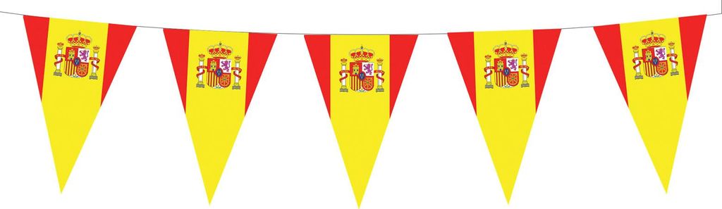 Wimpelkette Spanien ca. 5 meter