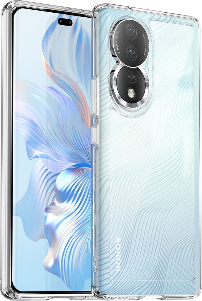 Honor 80 Hülle, Klar Rückseite Stoßfeste TPU Silikon Bumper Schutzhülle für Honor 80 Transparent