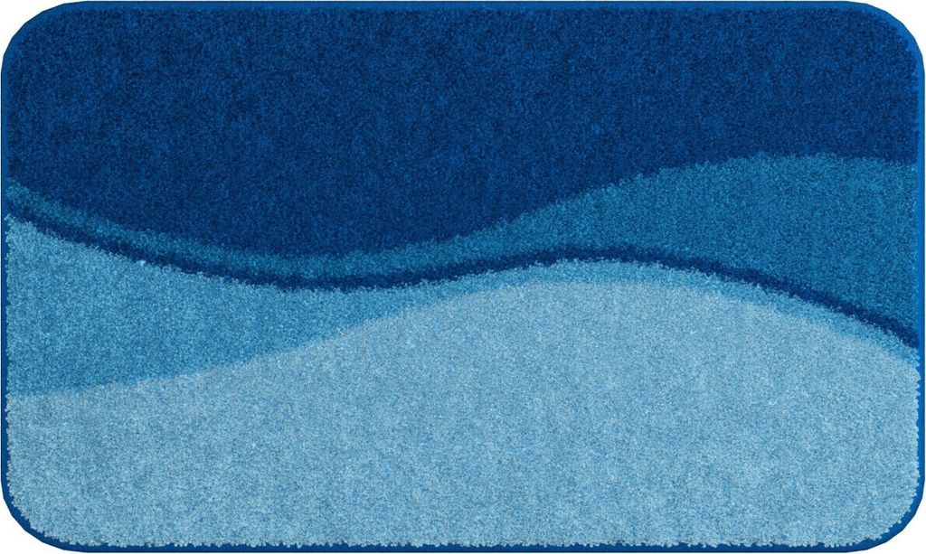 FLASH Badteppich 50x80cm blau