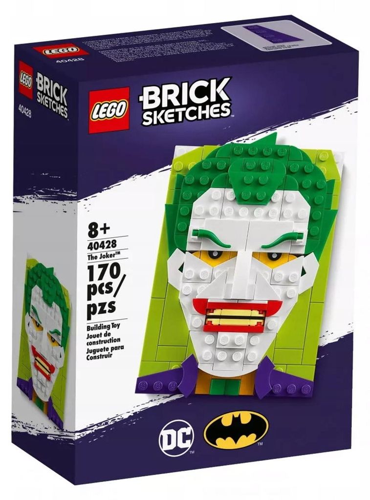 LEGO Batman Brick Sketches The Joker 40428, Bausatz, 8 Produktbild 