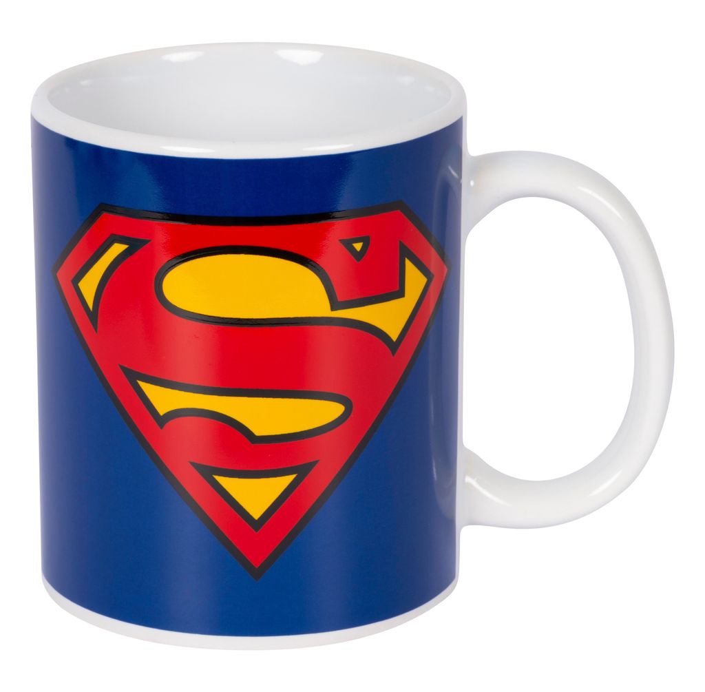 Superman Logo Tasse 325 ml Keramik Kaffeebecher DC Comics Produktbild 
