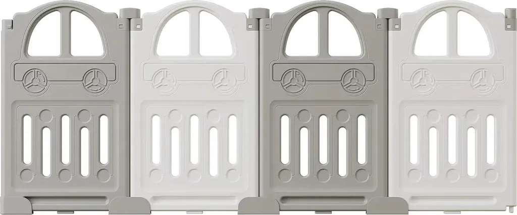Agrandir parc bébé facilement avec ce kit de 4 panneaux d'extension