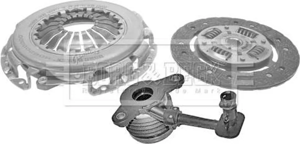 Kit d'embrayage BORG & BECK HKT1194 pour Renault Scenic de qualité OE