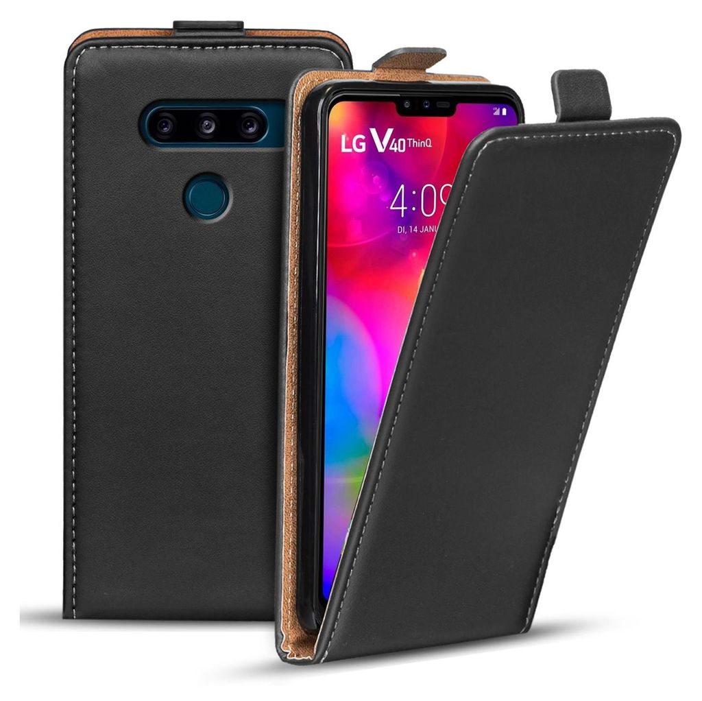 Flipcase für LG V40 Hülle Klapphülle Cover klassische Handy Schutzhülle