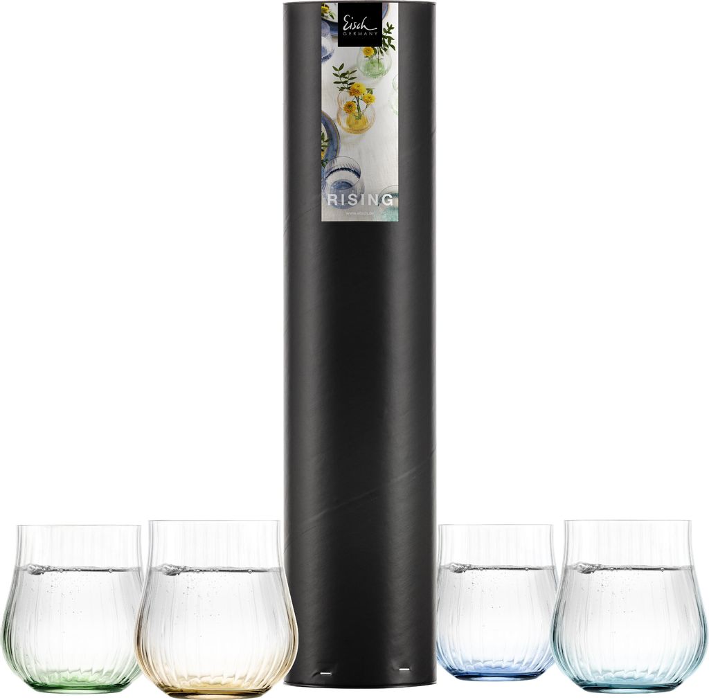 Eisch 4 Allround Becher 113/9 grün/blau/aqua/amber in GR Produktbild 