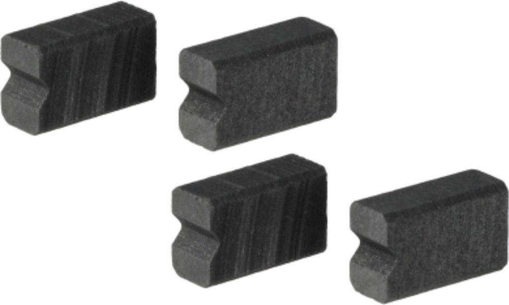 vhbw 4x Kohlebürste 6,25 x 4 x 10 mm kompatibel mit Saeco Produktbild 