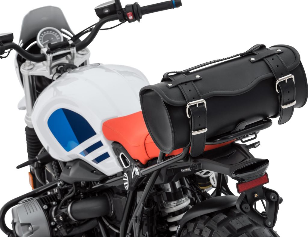 Stoverinck Leder Gepäckrolle Festus 11L - Retro Hecktasche für Motorrad