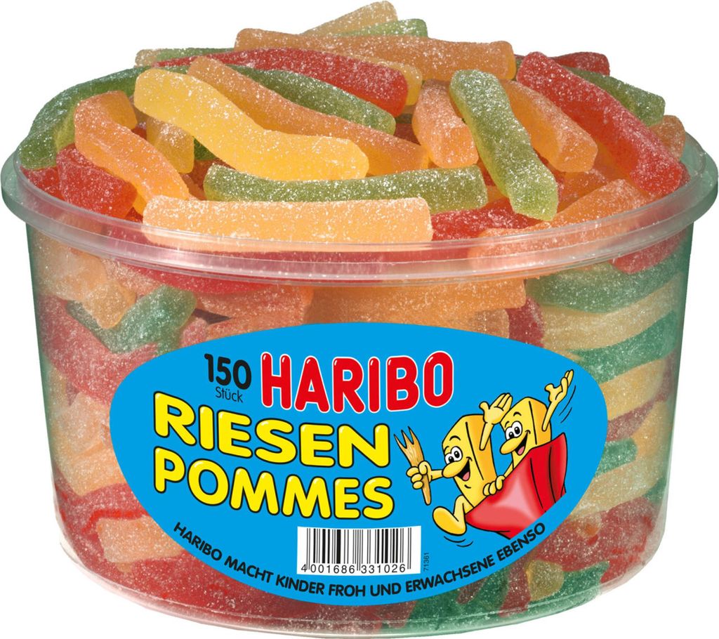 Obří plechovka s chipsy Haribo Obrázek produktu 