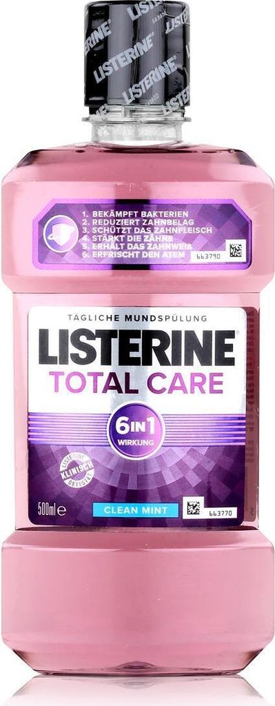 Listerine Total Care 500ml - Erhält das Zahnfleisch gesund (1er Pack)