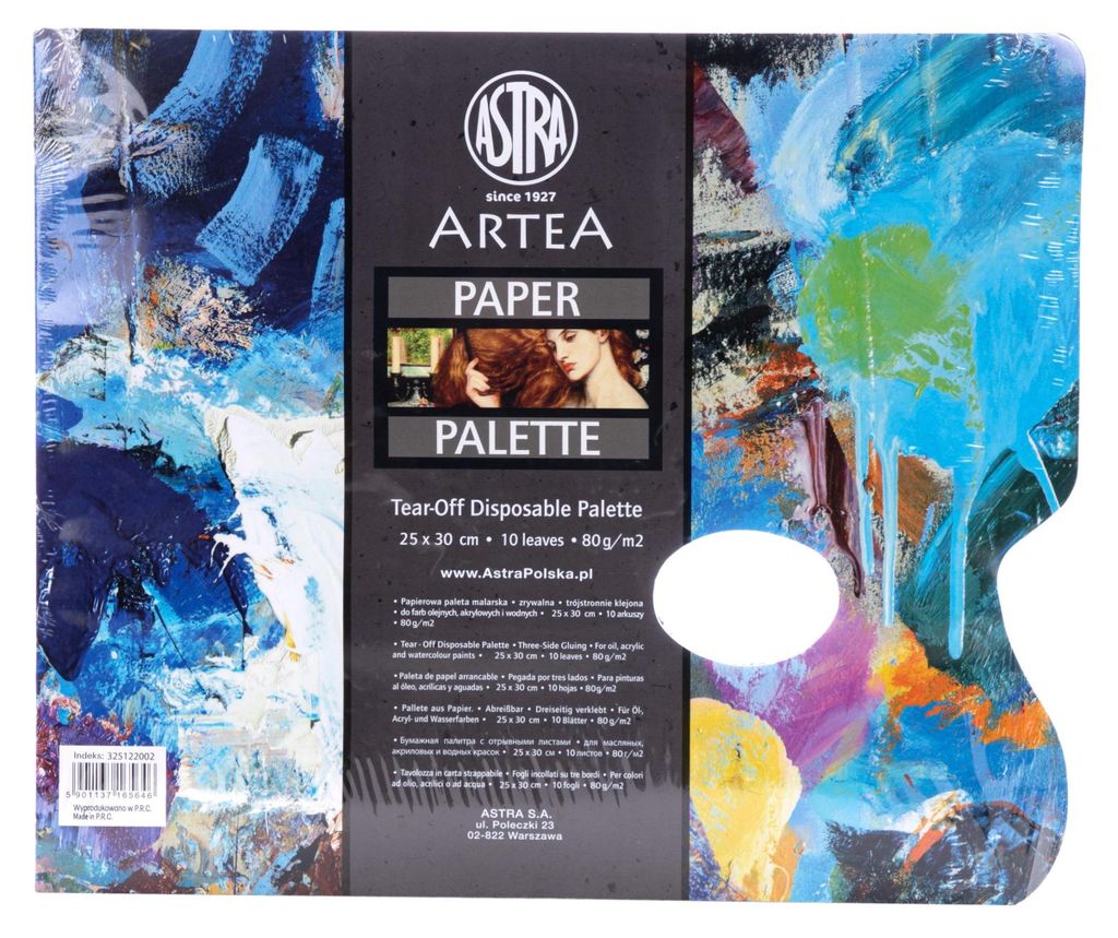 ASTRA Papierpalette 25 x 30 cm 80 g 10 Blatt Produktbild 