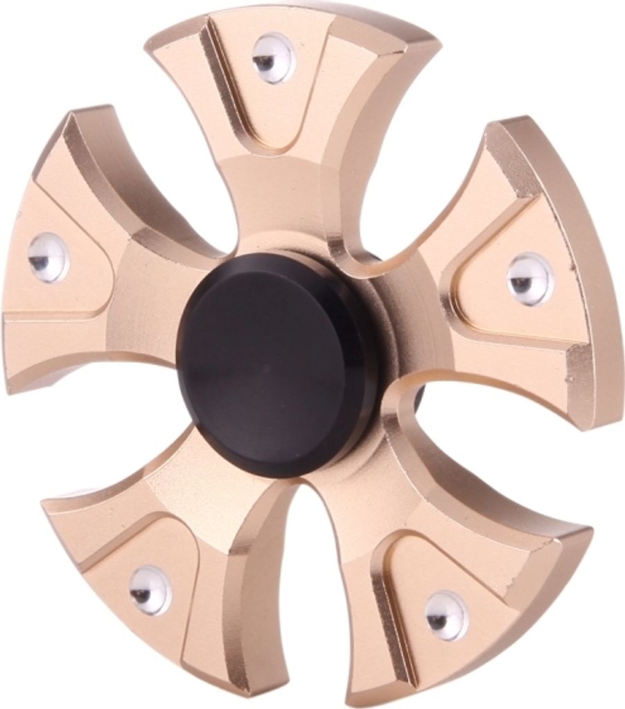 Fidget Spinner Spielzeug Stress Reducer Anti-Anxiety Spielzeug, etwa 2,5 Minuten Rotationszeit, Stahlperlen Lager + Aluminium Alle