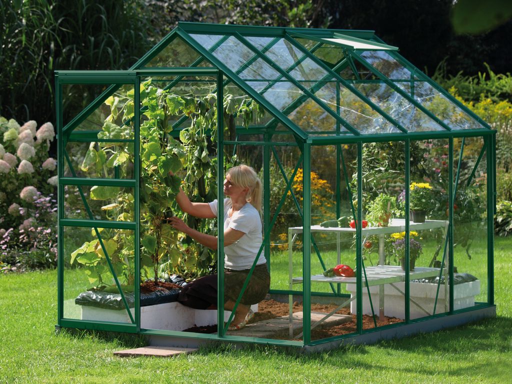Vitavia Gewächshaus Venus 5000 ESG 3mm, grün, 261085