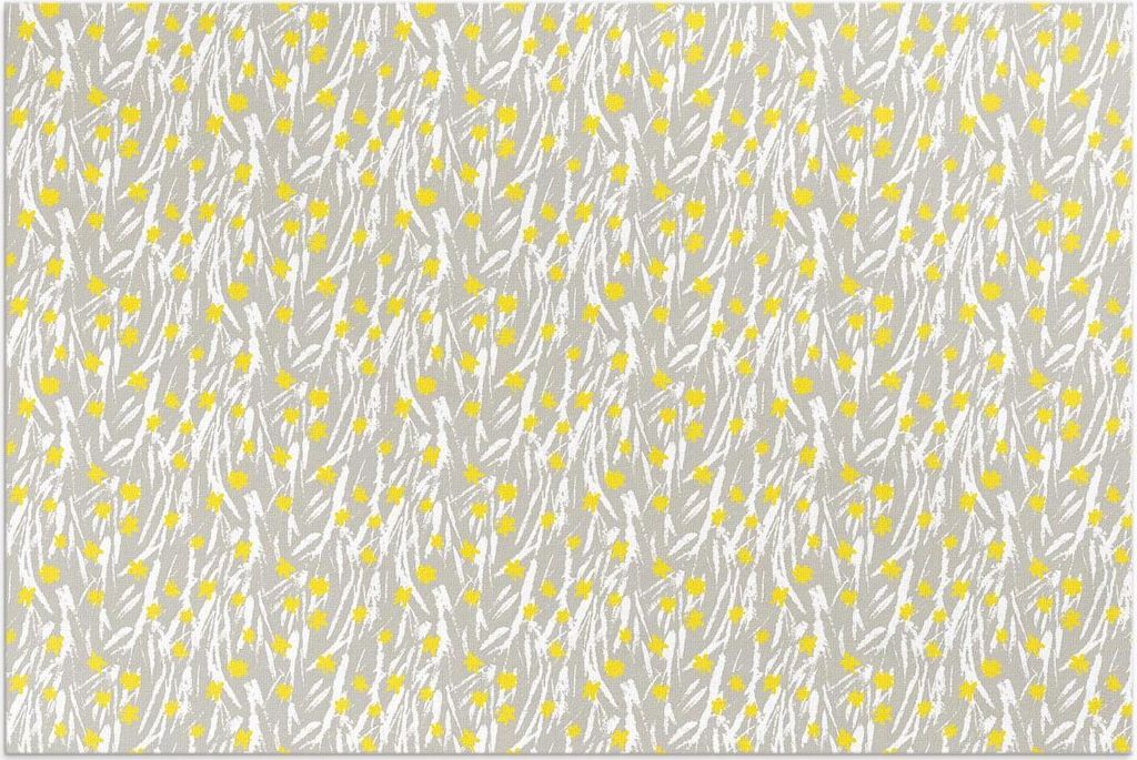 Wiese, kleine Boho-Blumen – Vinylteppich – 150x225 cm – Outdoor Teppich – Terrasse – Wetterfest – Modern