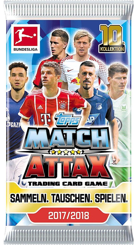 Topps Match Attax - carte collezionabili 2017/18 - 1 Immagine del prodotto 