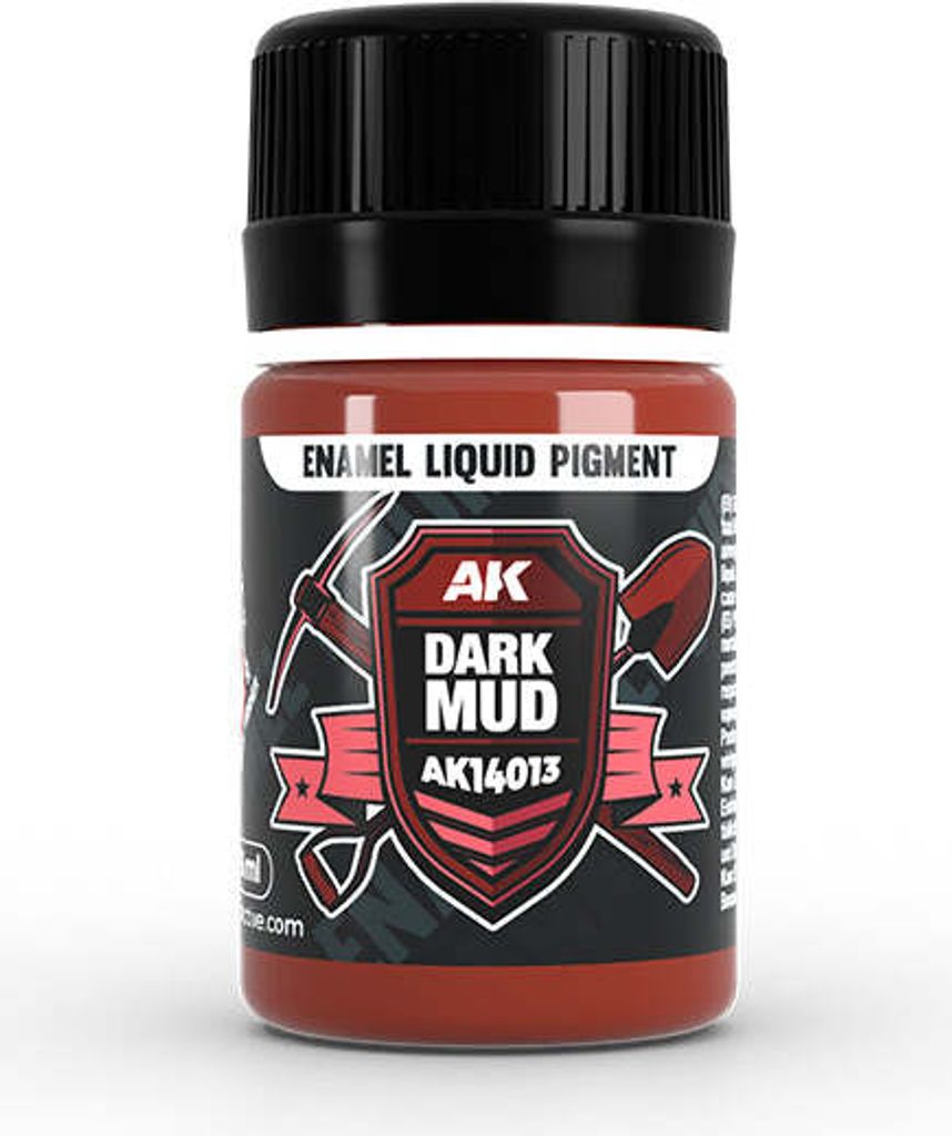 AK Interactive Enamel Liquid Pigments Dark Mud Produktbild 