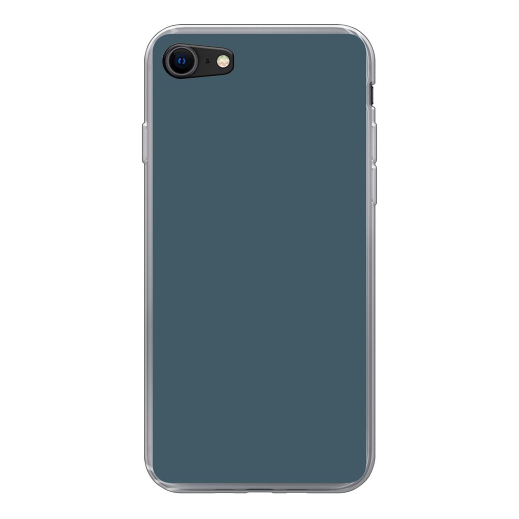 MuchoWow Handyhülle Schutzhülle Hülle für iPhone SE 2022 Oceana - Farben - Palette Silikon Softcase Handy Hülle - Schutzhülle